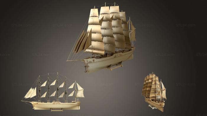 Vehicles (Ship 04, CARS_3418) 3D models for cnc